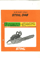 Chainsaws STIHL 48 Owner's Manual